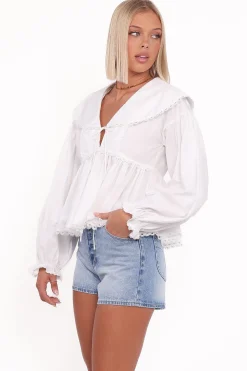 Orly Lace Trim Top