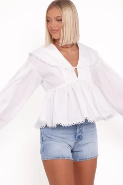 Orly Lace Trim Top