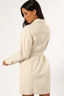 Otto Long Sleeve Mini Denim Dress