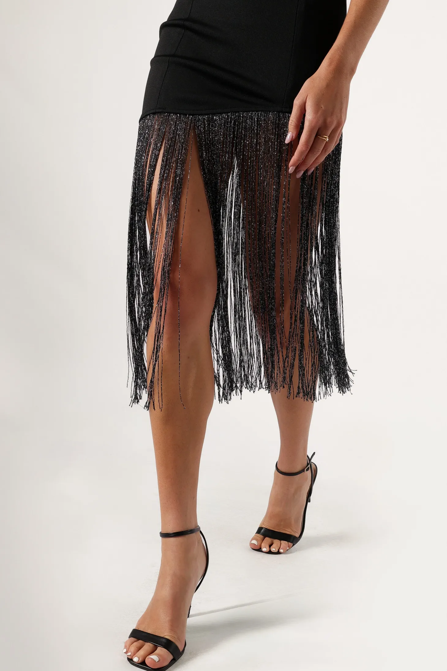 Padam Strapless Midi Dress