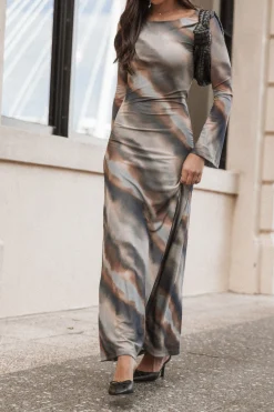 Pandora Long Sleeve Maxi Dress