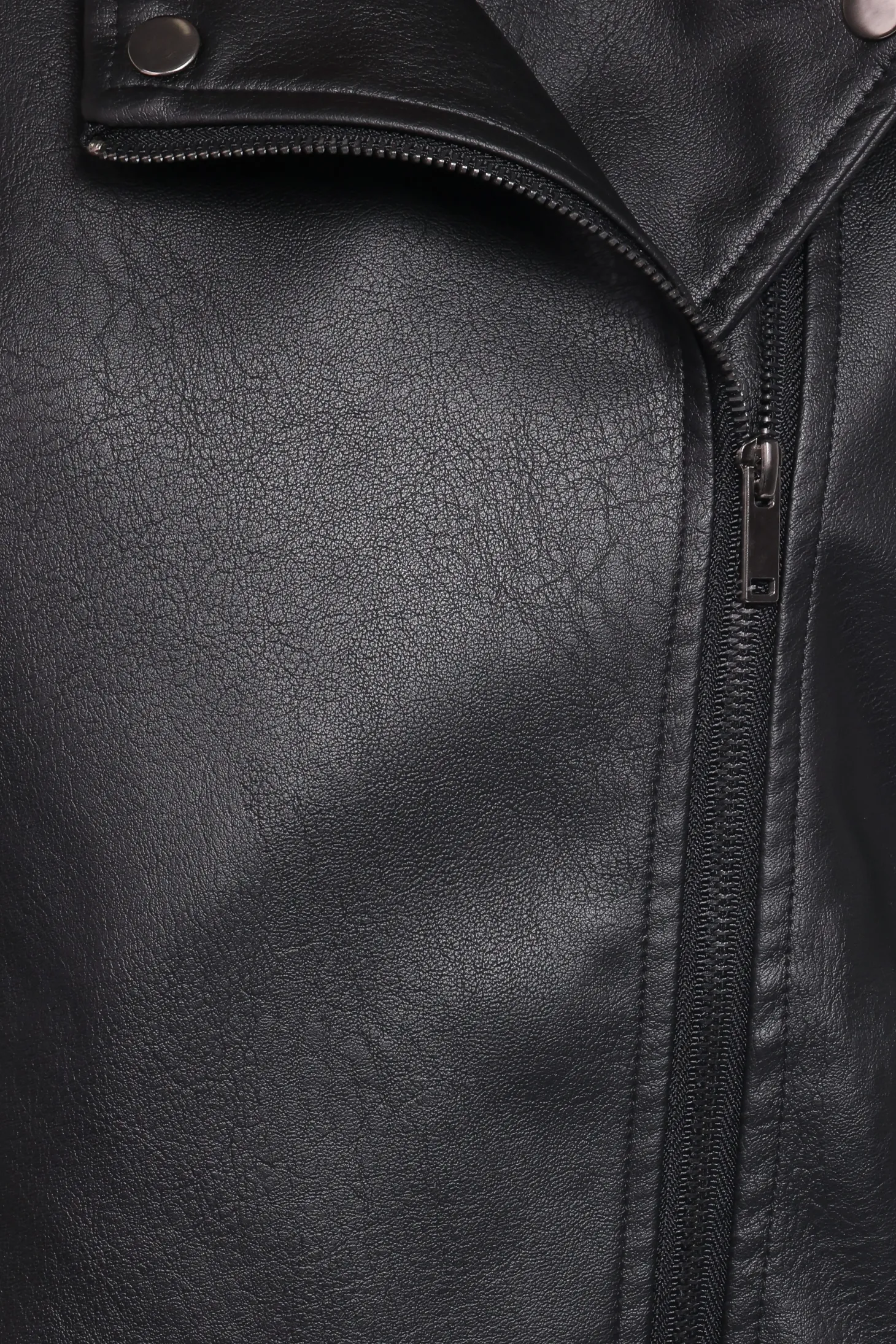 Parsons Oversized Faux Leather Moto Jacket