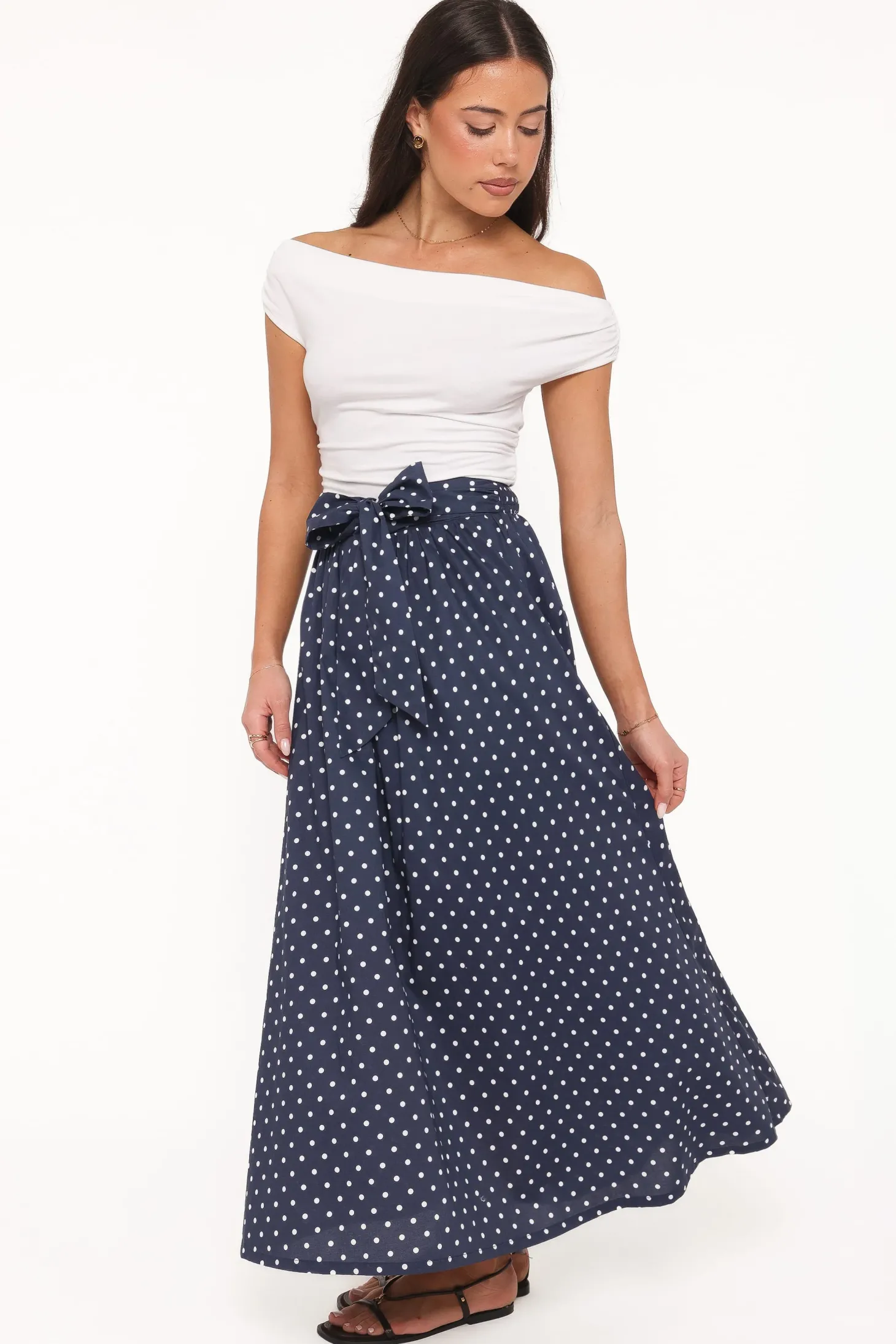 Paula Tie Waist Maxi Skirt