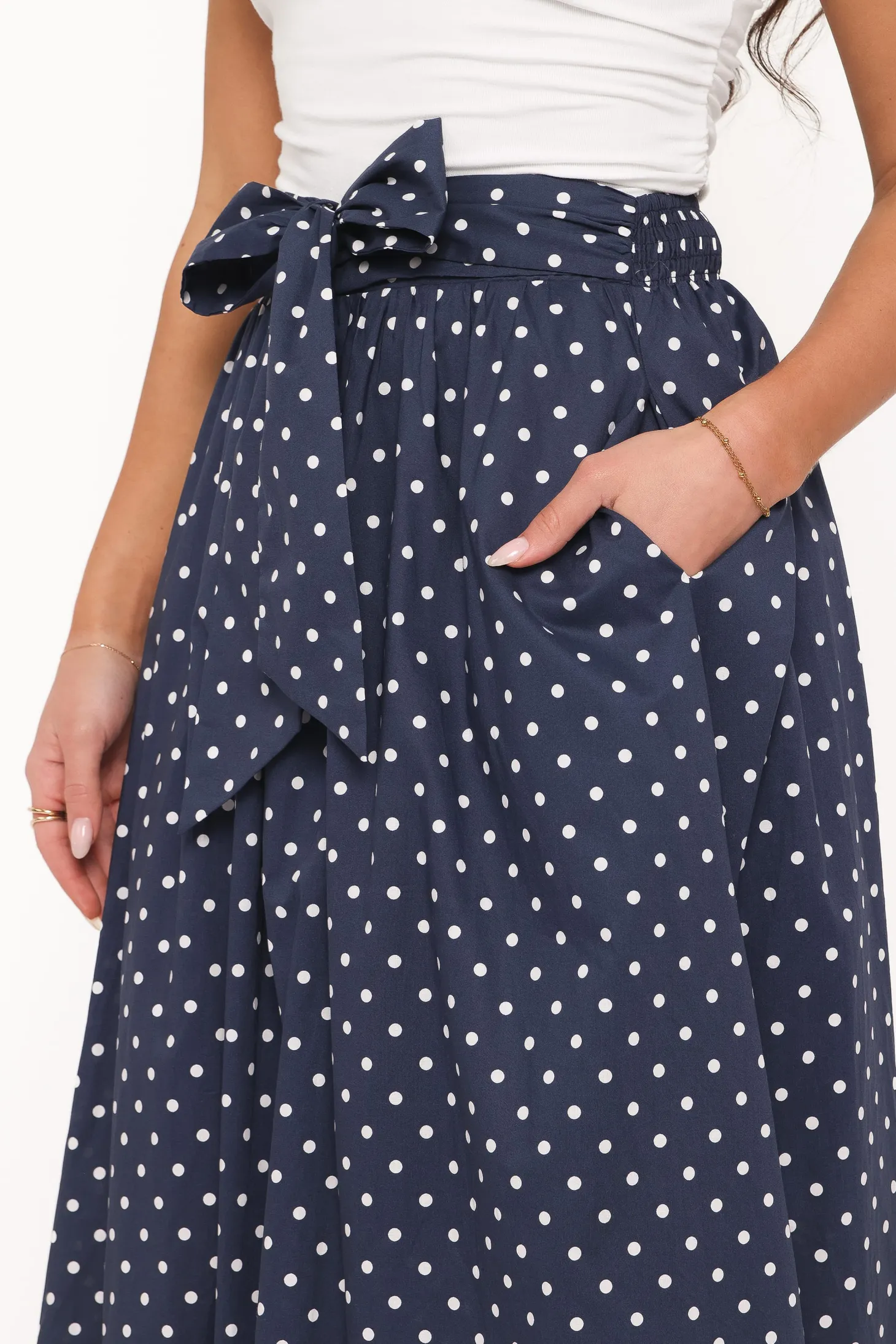 Paula Tie Waist Maxi Skirt