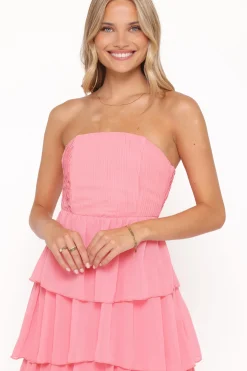 Peachester Strapless Maxi Dress