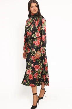 Perrie Long Sleeve Midi Dress