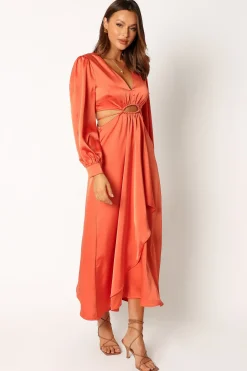 Peyton Long Sleeve Midi Dress