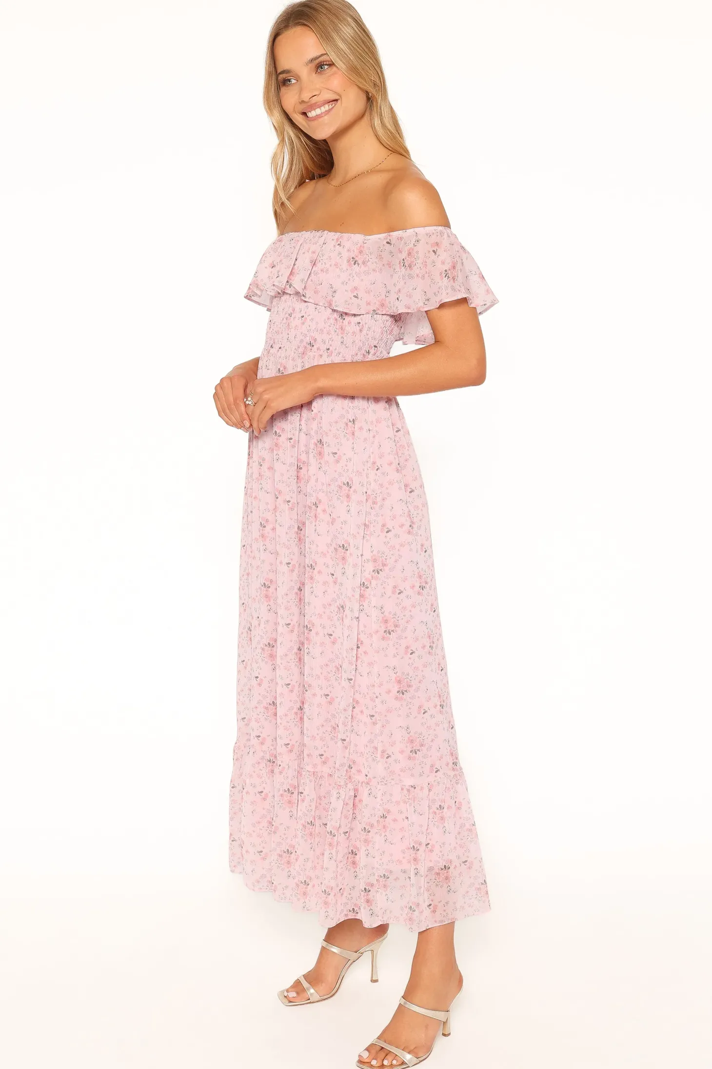Priscilla Strapless Midi Dress