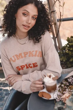 Pumpkin Spice Knit Sweater
