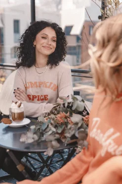 Pumpkin Spice Knit Sweater