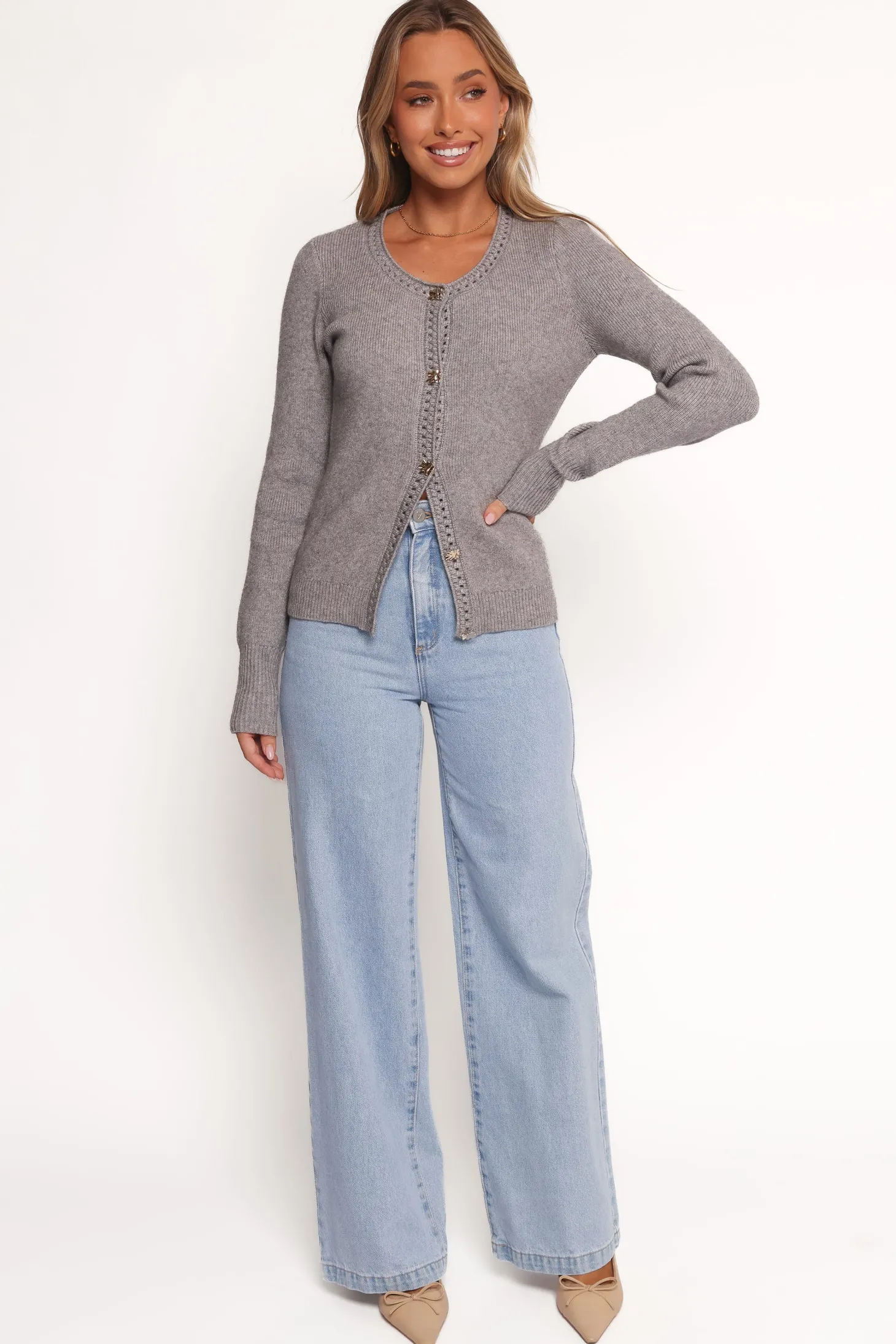 Quay Button Front Cardigan