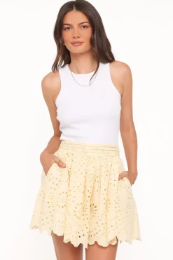 Regina Eyelet Flowy Short