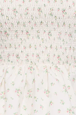 Remira Smocked Ruffle Top