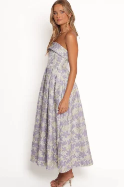 Rhea Strapless Midi Dress