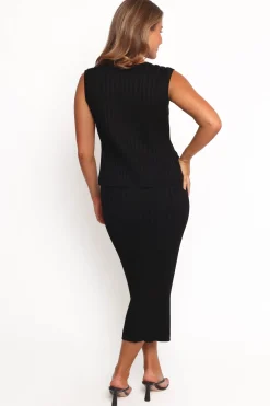 Richelle Ribbed Knit Skirt Set