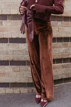 Riley Stretch Velvet Pant