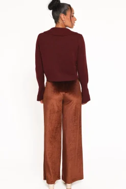 Riley Stretch Velvet Pant