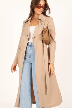 Robyn Tie Front Trench Coat
