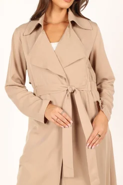 Robyn Tie Front Trench Coat