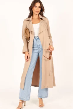 Robyn Tie Front Trench Coat