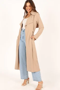Robyn Tie Front Trench Coat