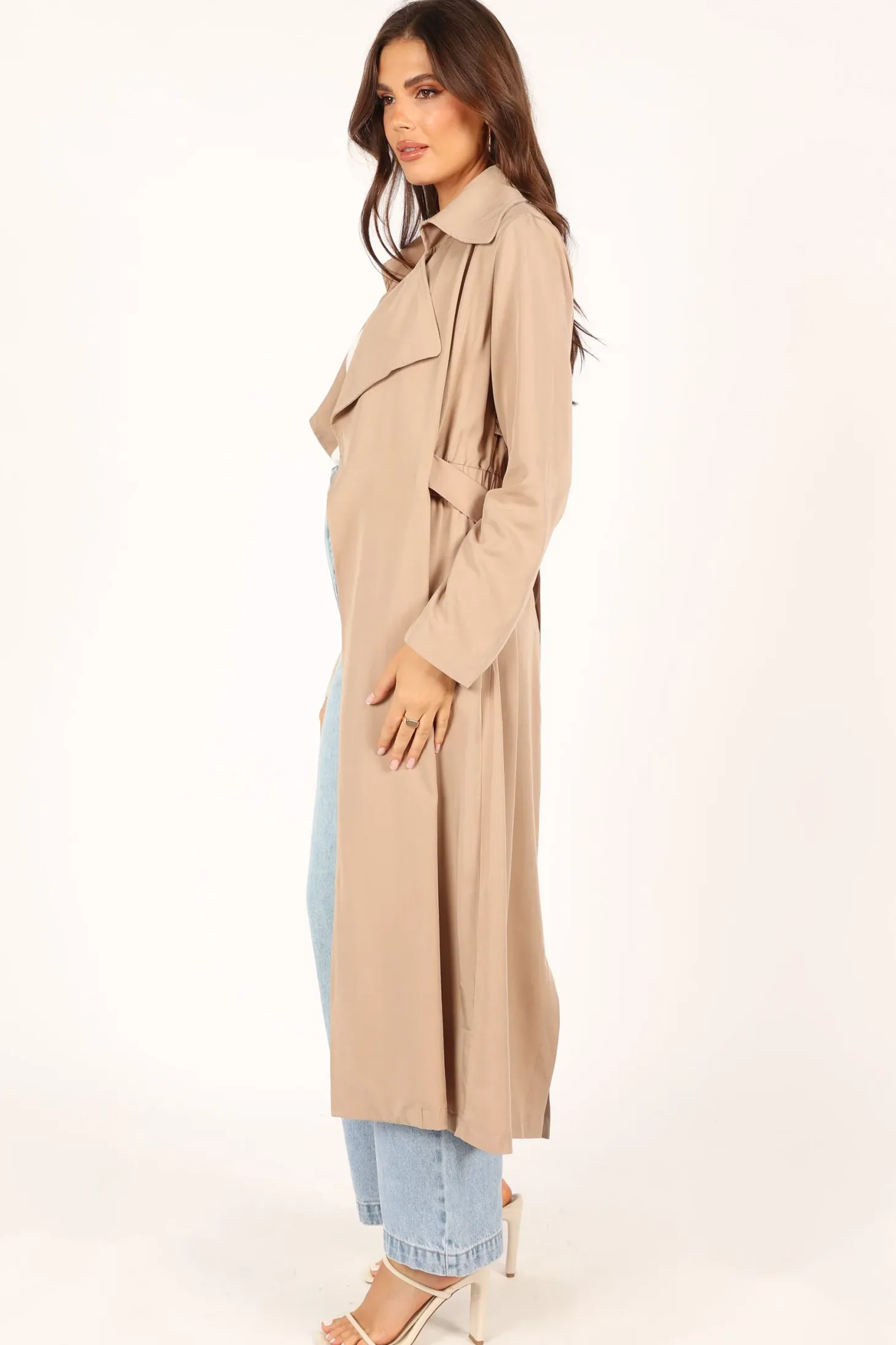 Robyn Tie Front Trench Coat