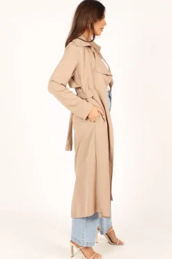 Robyn Tie Front Trench Coat