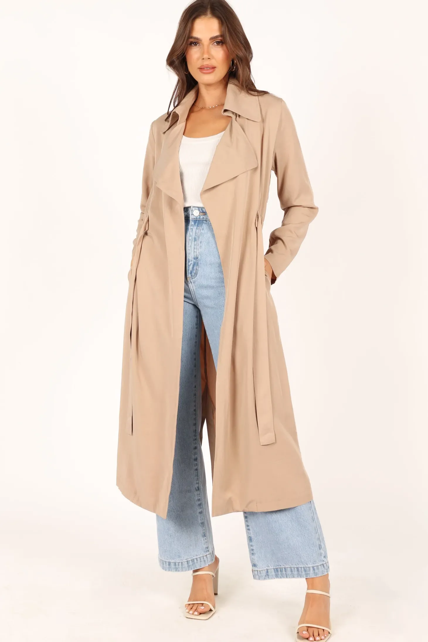 Robyn Tie Front Trench Coat