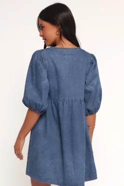Romana Tie Front Mini Dress