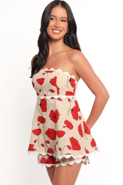 Romia Strapless Romper