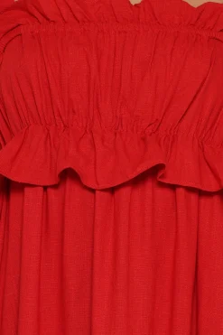 Ross Frill Strap Maxi Dress