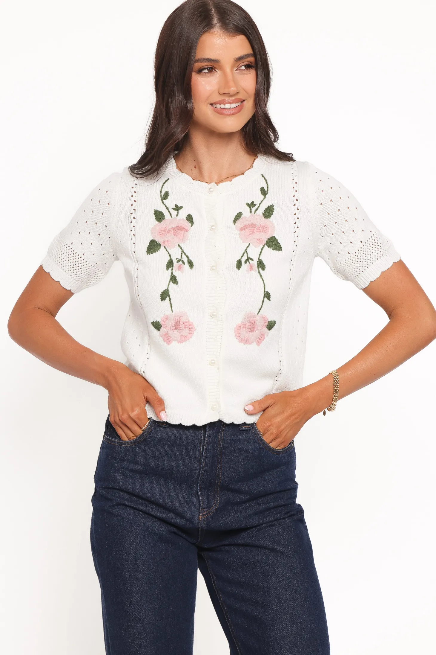 Rossi Floral Button Up Cardigan