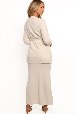 Rowee Boucle Knit Midi Skirt