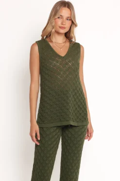 Sable Textured Knit Top
