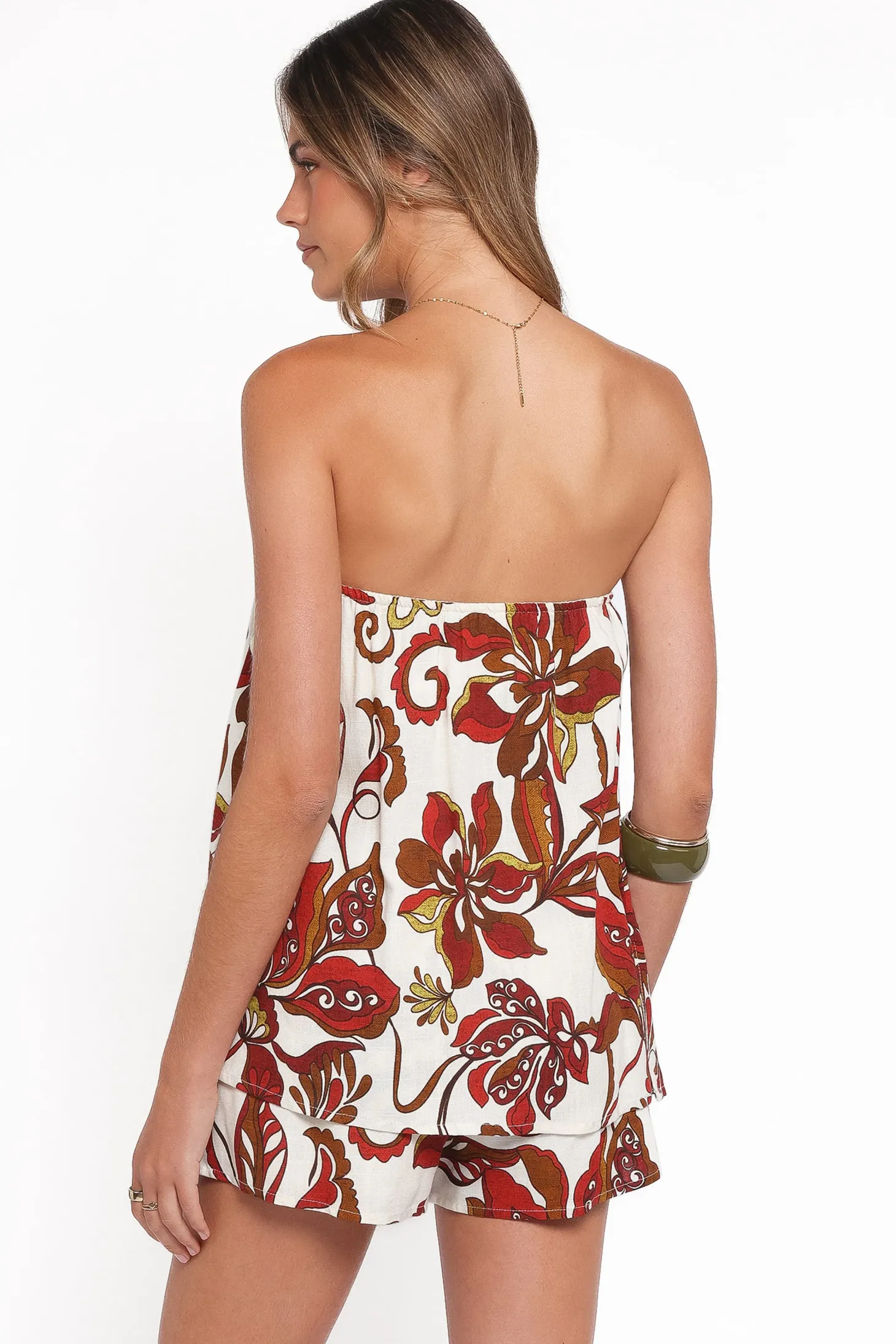 Sallie Strapless Romper