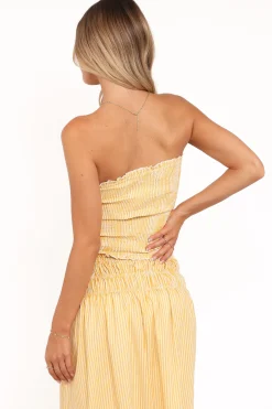 Salome Strapless Top