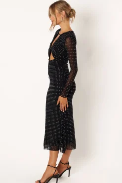 Salvatore Long Sleeve Midi Dress