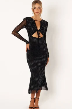 Salvatore Long Sleeve Midi Dress