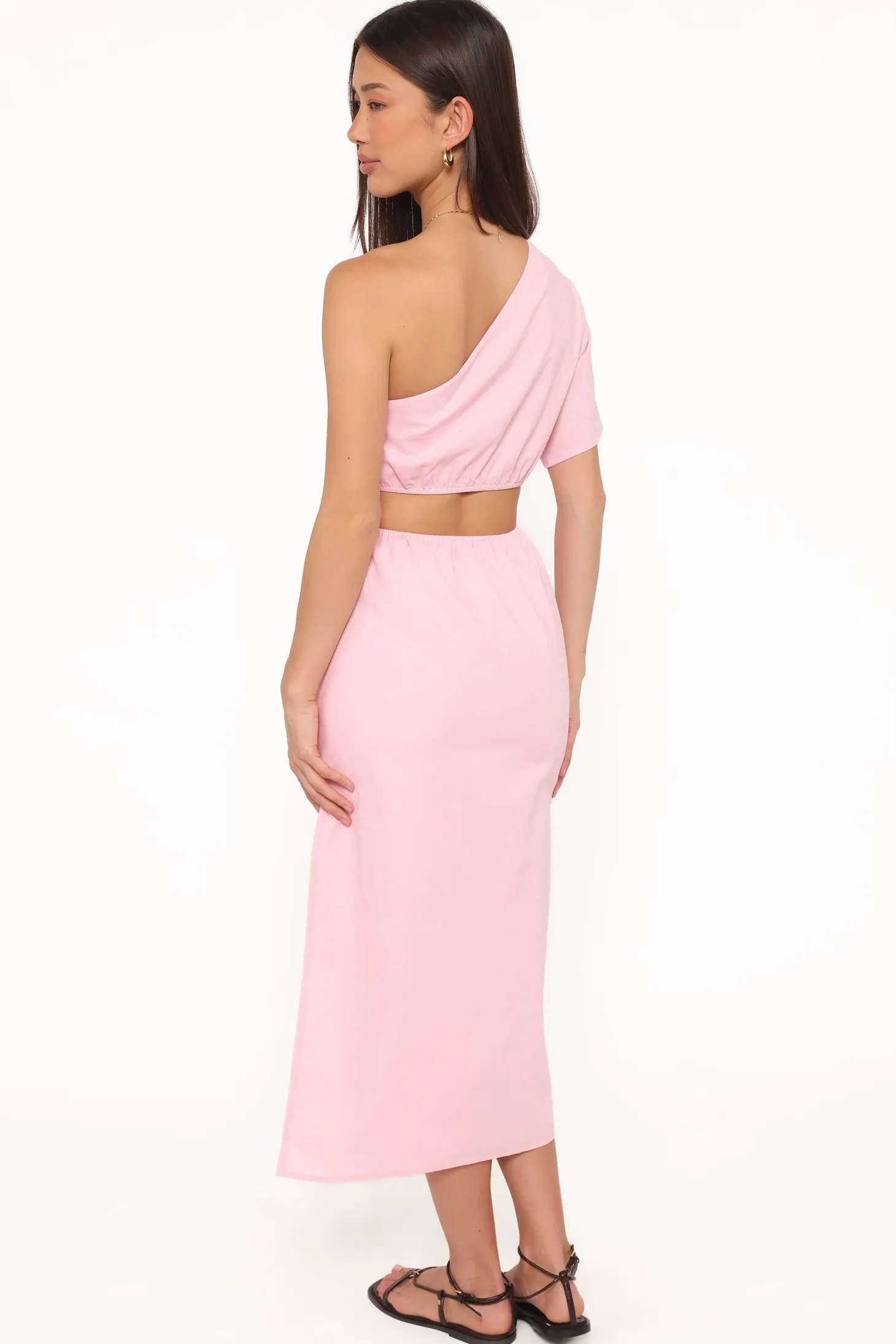 Samira One Shoulder Midi Dress