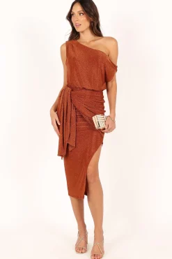 Santiago Off Shoulder Midi Dress