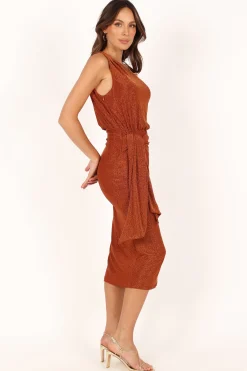 Santiago Off Shoulder Midi Dress