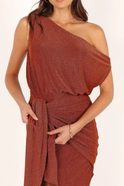 Santiago Off Shoulder Midi Dress