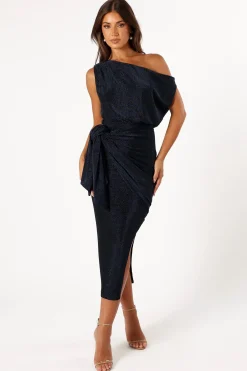 Santiago Off Shoulder Midi Dress
