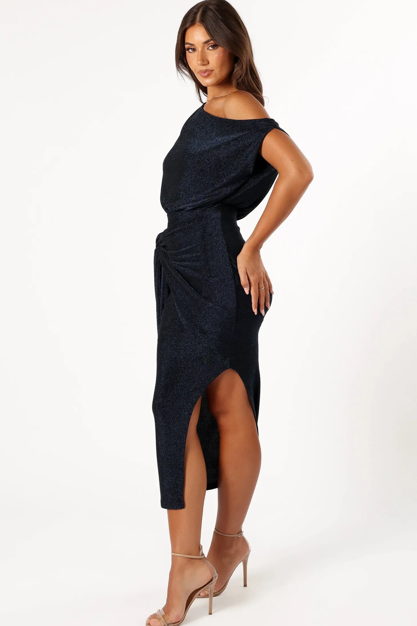 Santiago Off Shoulder Midi Dress