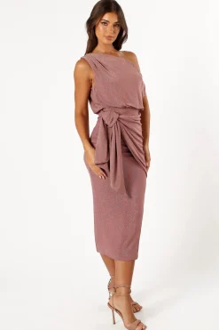 Santiago Off Shoulder Midi Dress