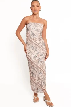 Saskia Strapless Midi Dress