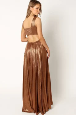 Shania Pleated Maxi Dress