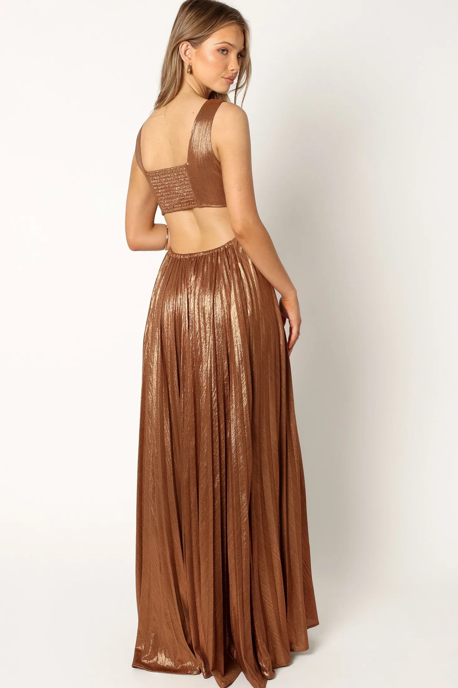 Shania Pleated Maxi Dress