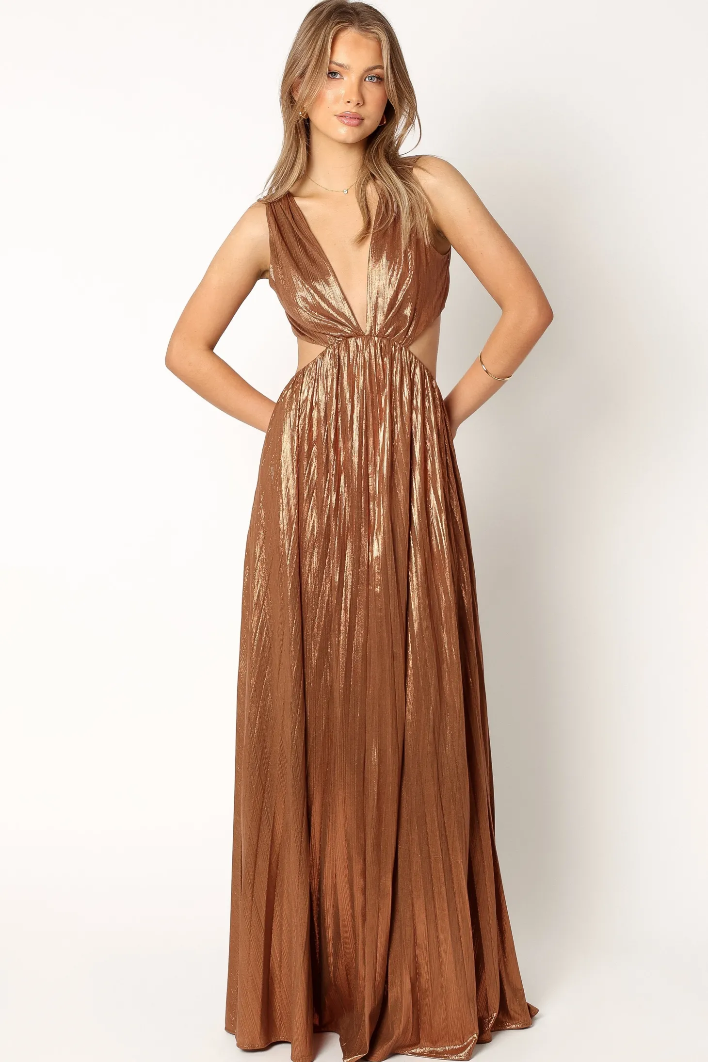 Shania Pleated Maxi Dress
