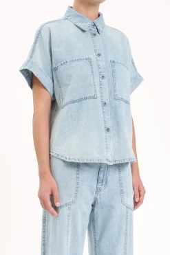 Shore Button Front Shirt